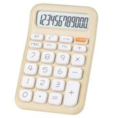 Powermaster PM-25408 Krem 150x90 mm Beyaz Tuş 12 Haneli Hesap Makinesi