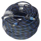 Powermaster Pm-32806 Örgülü Chipsetli Çift Filtreli 40 Metre 4K Hdmı 2.0 Görüntü Aktarım Kablosu