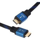 Powermaster PM-32807 50 Metre HDMI 2.0 Görüntü Ses Kablosu 3D 4K Ultra Hd (4096x2160@60Hz) - Siyah