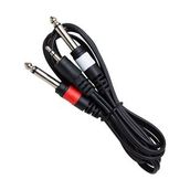 Powermaster PM-4284 3.5 mm Stereo Erkek/2x6.3 mm Mono Erkek 1.5 mt Kablo