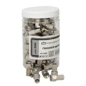 Powermaster RG6/U6 Geniş 100'lü Paket F Konnektör