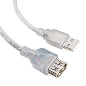 Powermaster Usb 1.5 mt Şeffaf Uzatma Kablosu