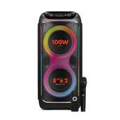 Powerway CIO 100W 80 cm +Bass Pro Dijital Ekran Gitar Saz Girişli Karaoke Parti Ses Sistemi Hoparlör