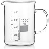 Poyrish Kulplu Beherglas 1000 Ml. - Çok Renkli - Standart