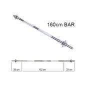 Pozitif 160 cm Krom Uzun Bar