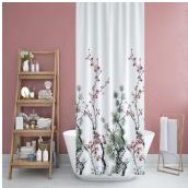 Prado 180x200 cm Çam Desenli Banyo Duş Perdesi