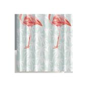 Prado Flamingos 180x200 cm Banyo Duş Perdesi ve Askı