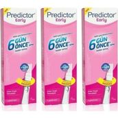 Predictor Early Yüksek Hassasiyetli Erken Gebelik Testi - 3'lü Paket, Profesyonel Kalite ve Medikal Standartlara Uygun 3'lü