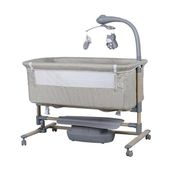 Prego 4091 Carmela Anne Yanı Bej Elektrikli Beşik