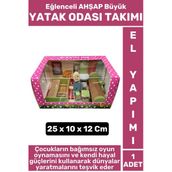 Premium Çocuk Eğlenceli Hayal Dünyası Beceri Geliştirici El Yapımı Ahşap Büyük YATAK ODASI TAKIMI