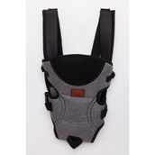 Premium Lüks Bel Destekli Bebek Kanguru - Ergonomi, Kolay Kullanım ve Modern Tasarım - Antrasit