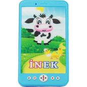 Prestij Oyuncak Pilli Sesli Işıklı 3D Inek Oyuncak Telefon - Renkli