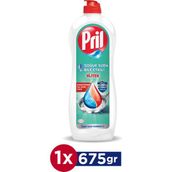 Pril Elde Yıkama Sıvı Bulaşık Deterjanı 675g Hijyenik Nane Ferahlığı ve Yağ Çözme Özelliği