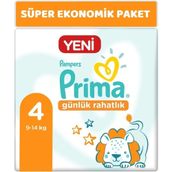 Prima Günlük Rahatlık No:4 Maxi Bebek Bezi