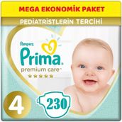 Prima Premium Care No:4 Maxi 230 Adet Bebek Bezi
