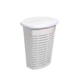 Primanova Palm Beyaz M-E44-01-01 Çamaşır Sepeti