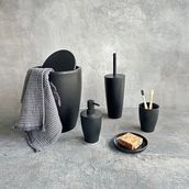 Primanova Pure Siyah 5'li Banyo Seti