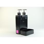 Primanova Viva Siyah Mutfak Sıvı Sabunluk Süngerli