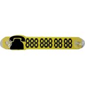 Prime Araç Telefon Numaratörü, Fosforlu Ekran, Oto Telefon Numaratörü, Telefon Göstergesi, - -- - 000-Siyah