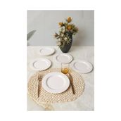 Prime Beyaz Iyonya Pasta Tabağı 22 cm 6 Adet 006 - 0,5 L