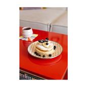 Prime Cupid Kareli Tabak Pasta Sunum Tabağı 21 cm - 0,035 gr