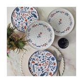 Prime Dot & Bloom Pasta Tabağı 22 cm 4 Adet 22963-64 - 0,5 L