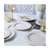 Prime Krem Tango Pasta Tabağı 21 cm 6 Adet 030 - 0,5 L