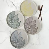 Prime Leaf Harmony Nordıc Pasta Tabağı 22 cm 4 Adet / 22974-77 - 0,5 L