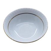 Prime Porselen Mat Yaldızlı Çukur Yemek Tabağı 12'li - 0,5 L