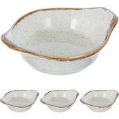 Prime Seasons Bej Mini Tabak 8cm 4lü Paket - 0,5 L
