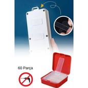 Privo 60 Parça Çok Amaçlı Çift Taraflı Bant Güçlü Yapışkan Şeffaf Nano Bant 1 cm x 4,5 cm - 1x4,5
