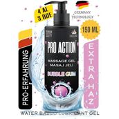 Pro Action Kayganlaştırıci Jel Bubble Gum Massage Gel Premium Quality - 1