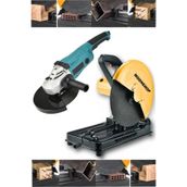 Pro Alman Seri 3500 Watt Metal Profil Demir Kesme Makinesi + 3400W Buyuk 230Mm Demir Kesme Taslama..