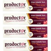 Prodoctor Erken Gebelik Testi 4 Adet Pratik ve Hijyenik Kullanım İçin Uygun Test Seti