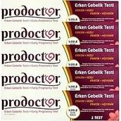 Prodoctor Erken Gebelik Testi x 5 Pratik Hızlı Hijyenik %99.8 Kesin Sonuç