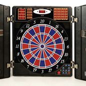 Profesyonel Elektronik Dart Tahtası Kabinli Karella Dart CB-90
