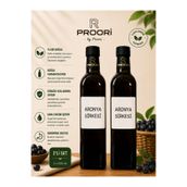 Proori Yıllanmış Aronya Sirkesi Doğal Fermente Canlı Sirke 500 ml 2'li Paket