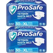 Prosafe 2 Paket 30'lu XL-Extra Large Boy Bel Bantlı Tekstil Yüzey Yetişkin Hasta Bezi
