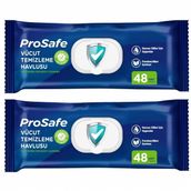 Prosafe 2x48 Yaprak Vücut Temizleme Havlusu