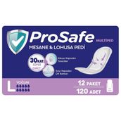 Prosafe Multiped Yoğun L 10x12'li 120 Adet Lohusa ve Mesane Pedi