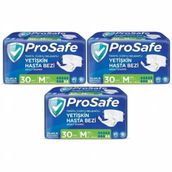Prosafe Tekstil Yüzey Belbantlı M Boy 90 Adet Yetişkin Hasta Bezi