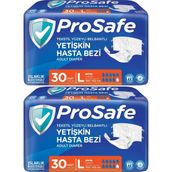 Prosafe Yetişkin Bel Bantlı Tekstil Yüzey L Büyük Boy 60 Adet Hasta Bezi