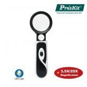 Proskit MA 023 3.5x 20x Led Lambalı Büyüteç