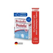 Protefix Diş Protezleri İçin Antibakteriyel Temizleyici 32 Tablet (2 Adet) Koku Giderici Etki