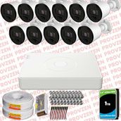 Provzen RV Hikvision 11 Kamera 20 m Gece Görüş Güvenlik Kamerası