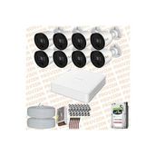 Provzen RV Hikvision 8 Kamera 20 m Gece Görüş Güvenlik Kamerası