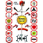 Prowackers German VORTRIX-785 Yan Tip Tırpan+ Akrobat Çapalama + Toprak Eşeleme+15 Parça Full Setli - RENK