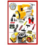 Proxtech 12v Full Taşınabilir 150 Psı Araba Oto Araç Lastik Şişirme Pompası Metal Gövde Kompresör Set
