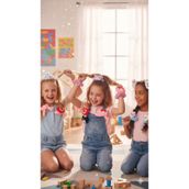 Pufline Peluş Saç Tokası Kromi, Hello Kitty, My Melody, Ayı ve Arkadaşları