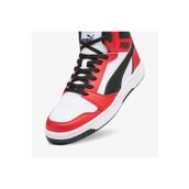 Puma 392326 04 Rebound V6 Beyaz Kırmızı Yetişkin Erkek Basketbol Ayakkabısısı